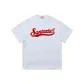 White with Red Logo