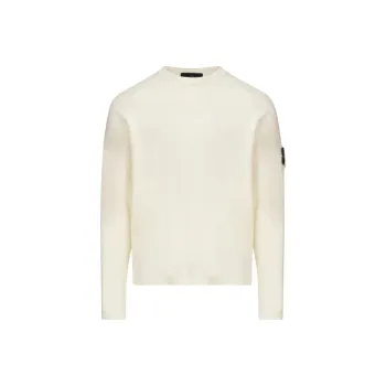 STONE ISLAND Logo Patch Crewneck Sweatshirt