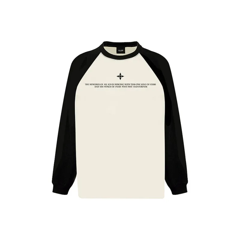 YLDP T Shirts Men Black White-0