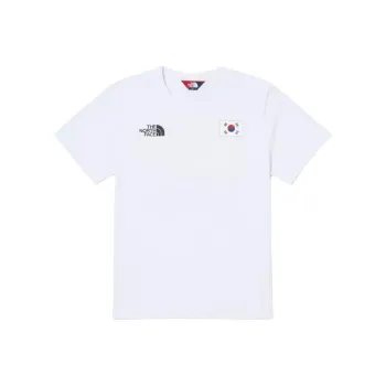 THE NORTH FACE South Korean Team Uniform For The Olympics Series. SS24 T Shirt Unisex White