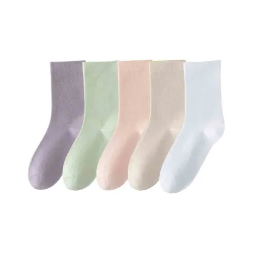 MIIOW Knee High Socks Women's 5 Pack