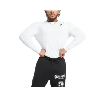 GYMSHARK Element Baselayer T Shirt Men's White