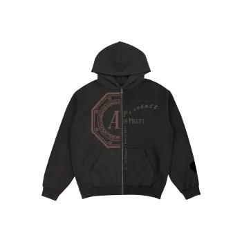 Travis Scott Cj X Audemars Piguet Split Logo Zip Up Hoodie