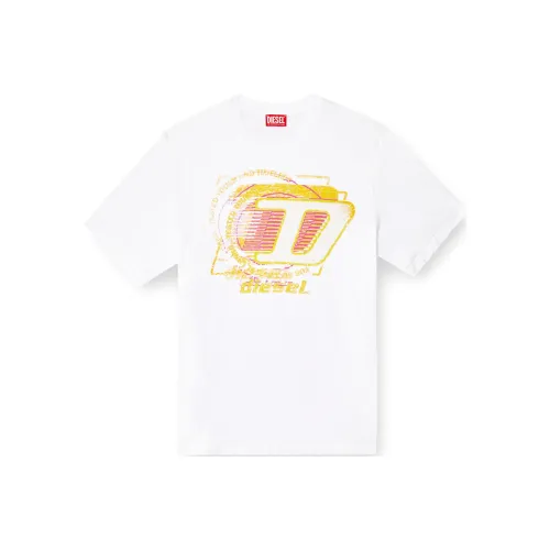 DIESEL T Adjust R11 Logo Flocked T Shirt