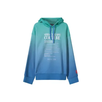 VERSACE JEANS COUTURE Sweatshirts Men Green Gradient