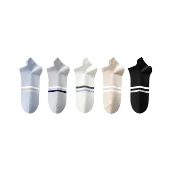 Lanza No Show Socks Men's Shopping Bag 5 Pack