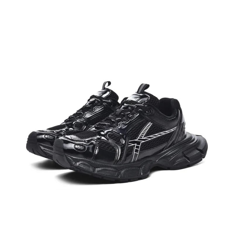 GOSO Low Top Chunky Sneakers Unisex Black-1