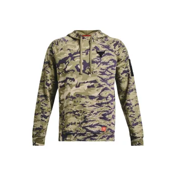 Under Armour Project Rock Rival Sweatshirt Men's Brown