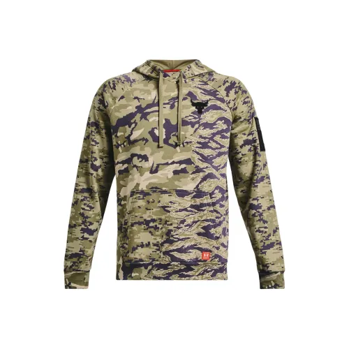 Under Armour Project Rock Rival Sweatshirt Men's Brown