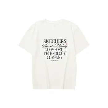 Skechers Sport UTILITY T Shirt Unisex Marshmallow White