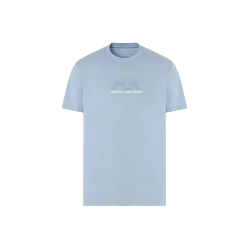 ARMANI EXCHANGEAE T Shirt Men's Pink Blue-0