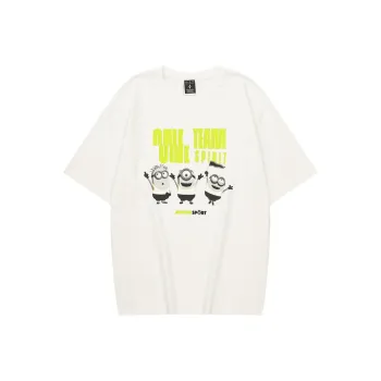Skechers x XIAOHUANGREN,LIANMINGKUAN T Shirt Unisex Marshmallow White