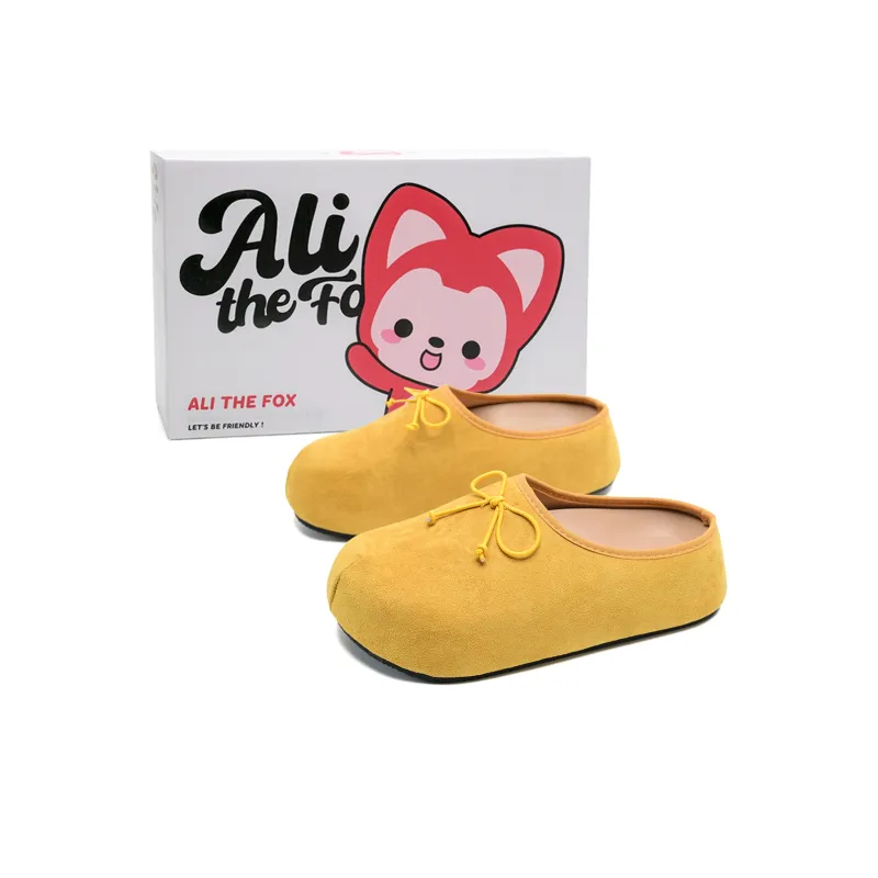 ALI THE FOX Quiet Odor Resistant Abrasion Resistant Slip Resistant Closed Toe Slippers Women's-20