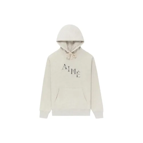 AIME LEON DORE SS25 Sweaters Unisex Blue With White Lettering