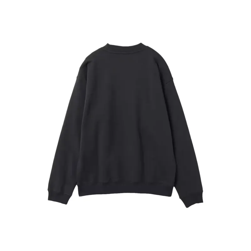 New Balance SS25 Crew Neck Baseball Sweatshirt Unisex Dark Gray-1