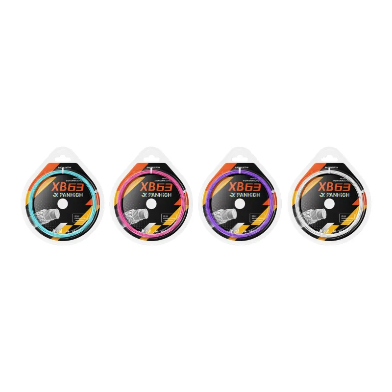 PANHIGH Stretchable And Durable XB63 Badminton Racket String Toray Core Thread Unisex 10m-0