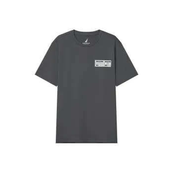 NAUTICA T Shirt Men's Black Gray