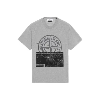 STONE ISLAND T Shirt Men's Gray