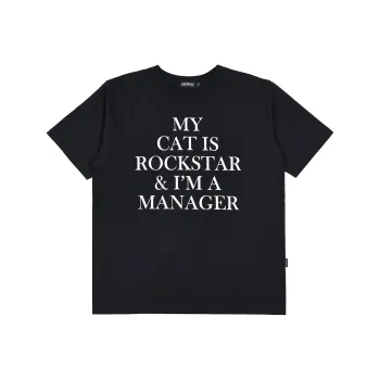 JOEGUSH Big Font Rockstar T-shirt T-Shirt Unisex BLACK/Black