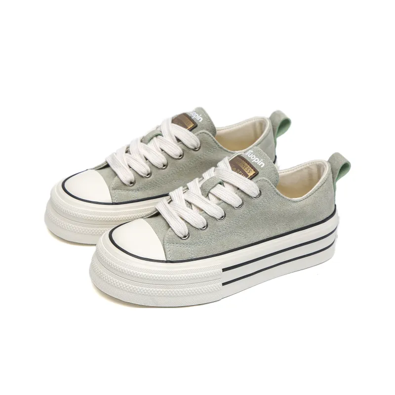 TUOPIN Anti Slip Wear Resistant Low Top Canvas Shoes Women's-13