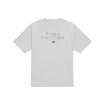 New Balance Runners T Shirt Unisex Light Gray