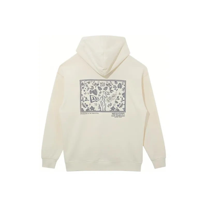 New Era Sweatshirts Unisex Ivory White-0
