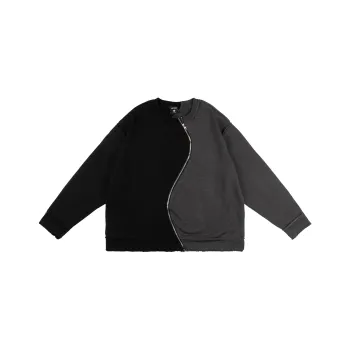 XINYINSU Sweatshirt Unisex Black Gray