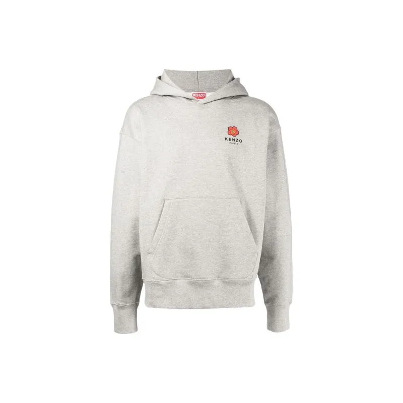 KENZO Logo print Long sleeved Hoodie-0