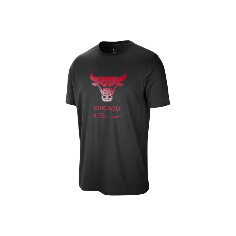 Nike x NBA Chicago Bulls Courtside T-Shirt Men's Black-0