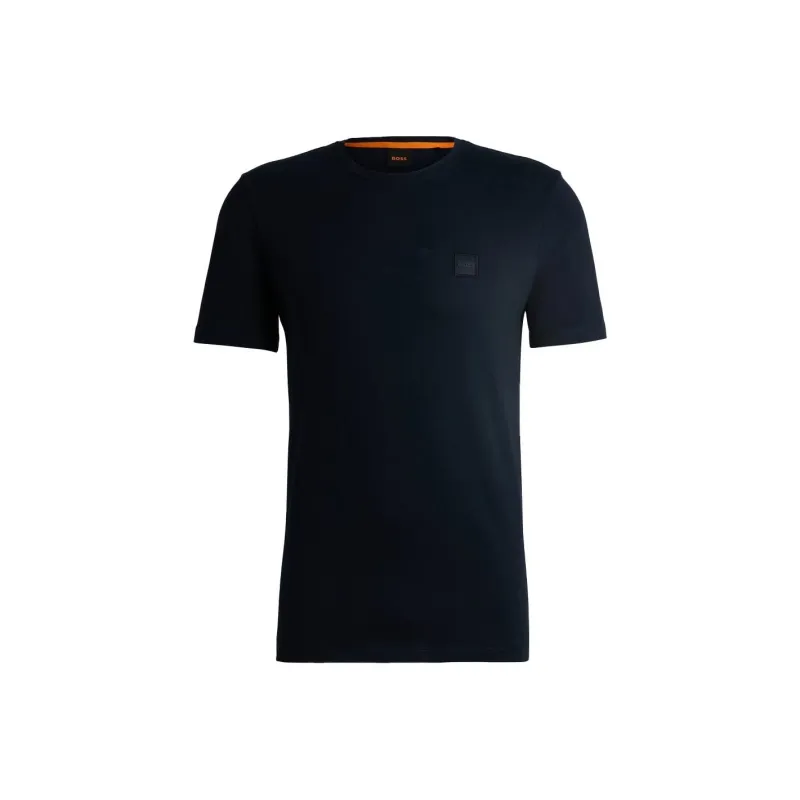HUGO BOSS Logo Patch Crewneck T Shirt-0