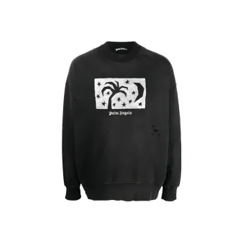 PALM ANGELS Garment Dye Nightsky Sweatshirt