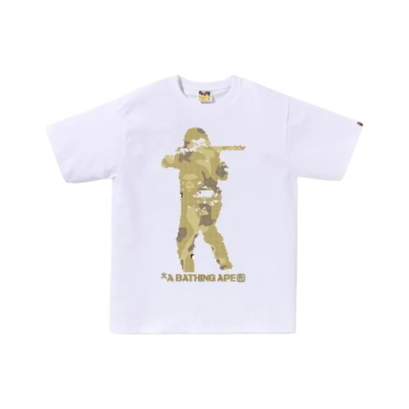 A BATHING APE Bitmap Soldier Tee-4