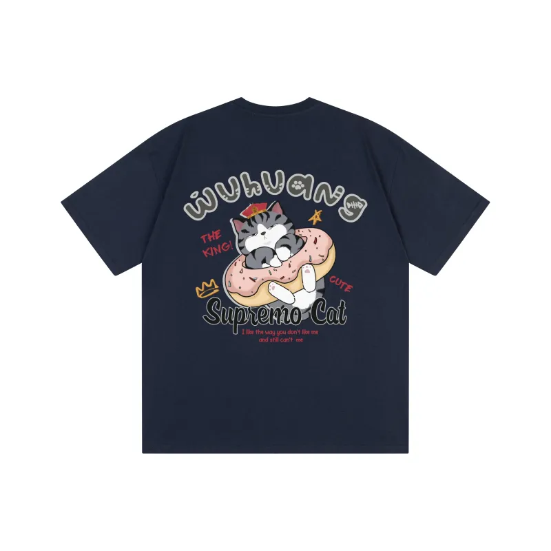 Supremo Cat T Shirts Unisex-8