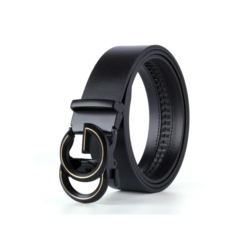 ROSEROOEN Top Grain Cow Leather Belts Men's 3.5cm-0