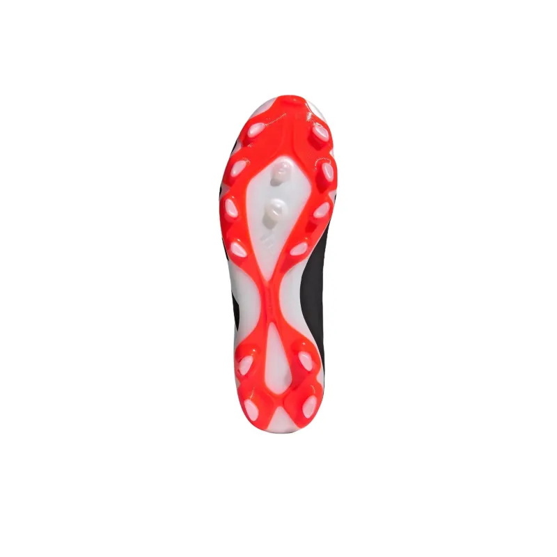 Adidas PREDATOR 24 PRO Anti Slip Wear Resistant Soccer Shoes Men's Black Red-5