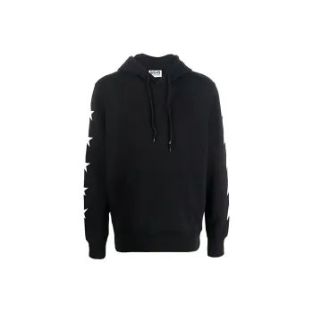 Golden Goose Star Printed Drawstring Hoodie