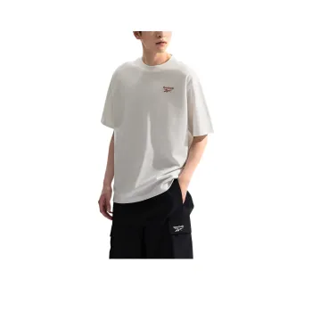 Reebok T Shirt Unisex Raw White