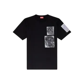 DIESEL T Boxt Slits Q10 T Shirt