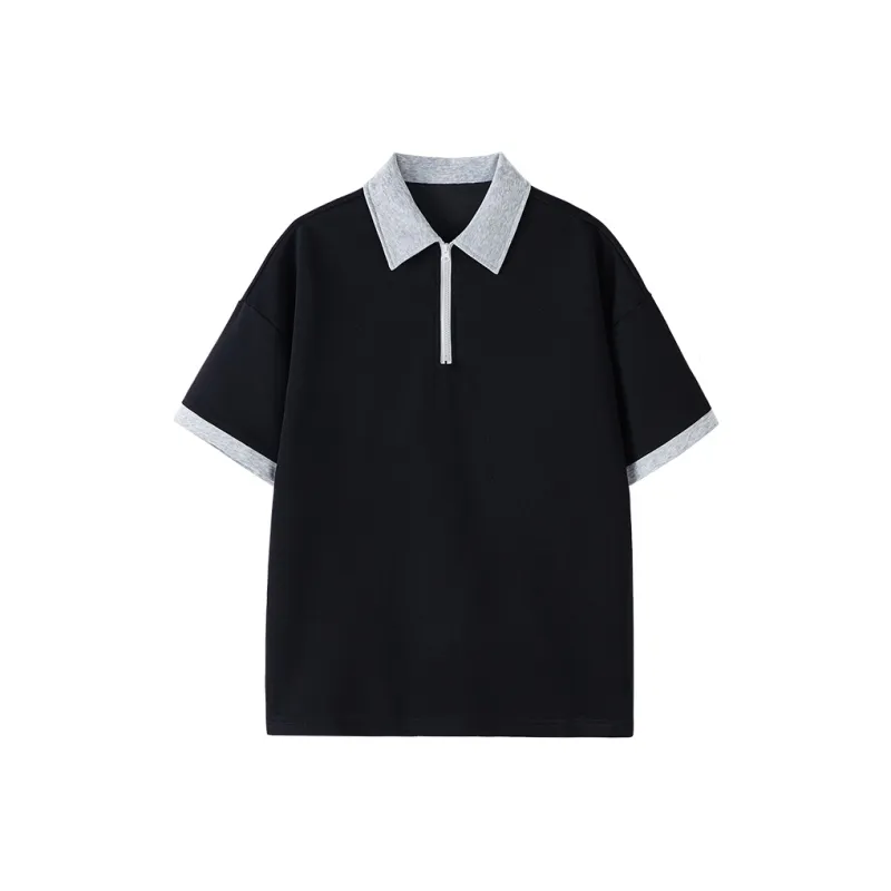 Fashion Minimalist Style Basic T Shirt Integrating Niche Design Elements Meeting Diverse Dressing Needs Unisex-0