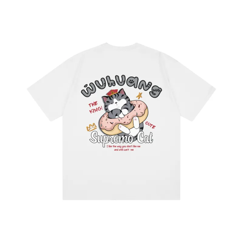 Supremo Cat T Shirts Unisex-4