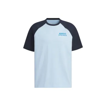 Adidas T Shirt Unisex Pink Blue/Legend Ink