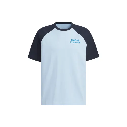 Adidas T Shirt Unisex Pink Blue/Legend Ink