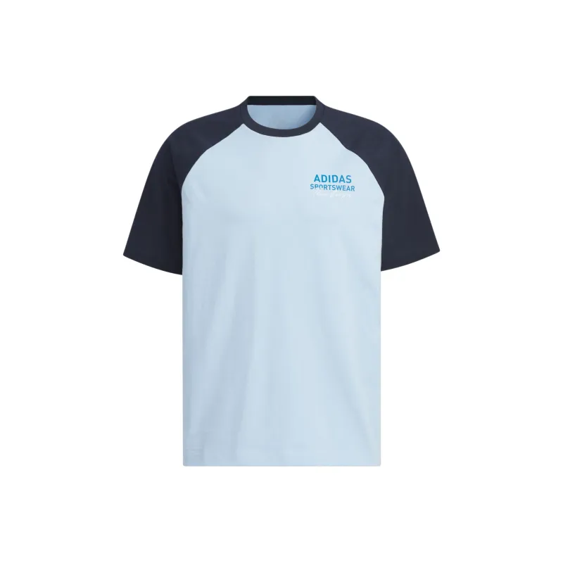 Adidas T Shirt Unisex Pink Blue/Legend Ink-0