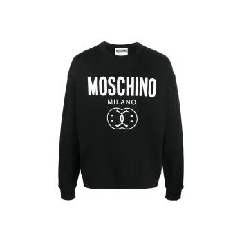 MOSCHINO Logo Printed Crewneck Sweatshirt