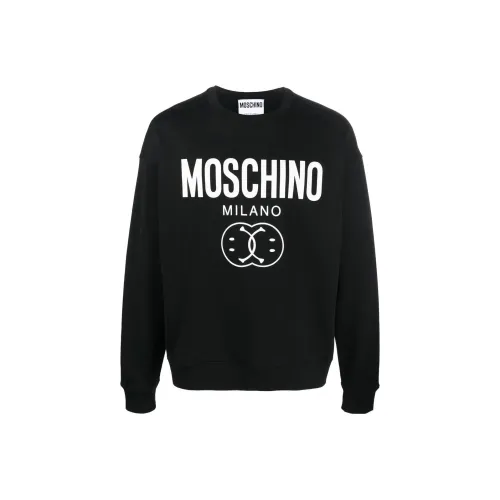 MOSCHINO Logo Printed Crewneck Sweatshirt