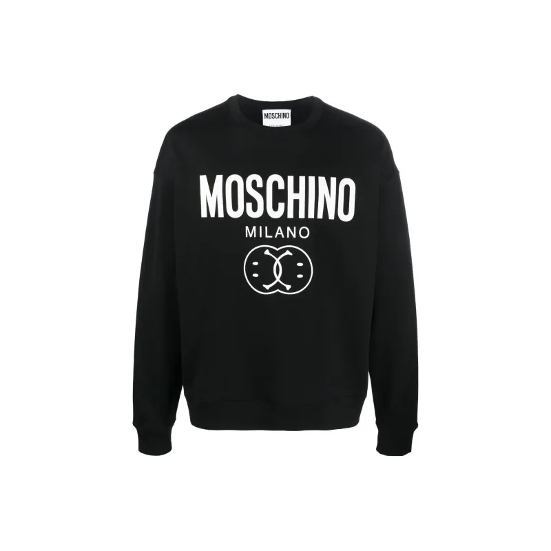 MOSCHINO Logo Printed Crewneck Sweatshirt-0