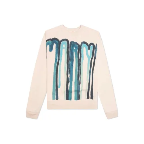 MARNI Dripping Logo Crewneck