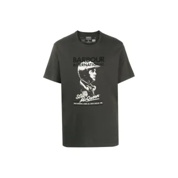 BARBOUR T-Shirts Men Green