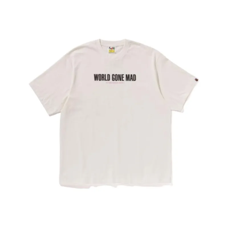 A BATHING APE Slogan Relaxed Fit Tee-0