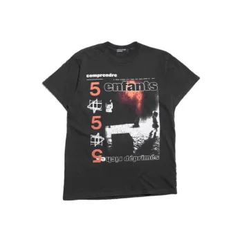 ENFANTS RICHES DEPRIMES FW24 T Shirt Unisex Faded Black